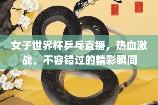 女子世界杯乒乓直播，热血激战，不容错过的精彩瞬间