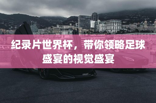 纪录片世界杯，带你领略足球盛宴的视觉盛宴