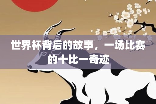 世界杯背后的故事，一场比赛的十比一奇迹