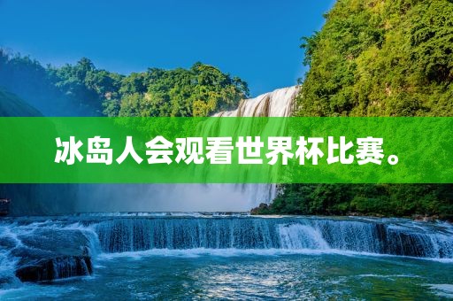冰岛人会观看世界杯比赛。