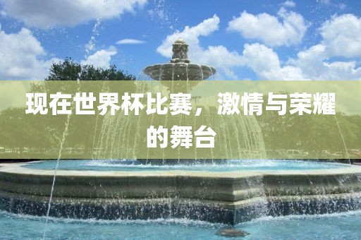 现在世界杯比赛，激情与荣耀的舞台