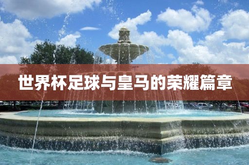 世界杯足球与皇马的荣耀篇章漯河市盈旭机械设备有限公司