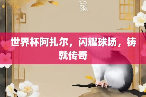 世界杯阿扎尔，闪耀球场，铸就传奇