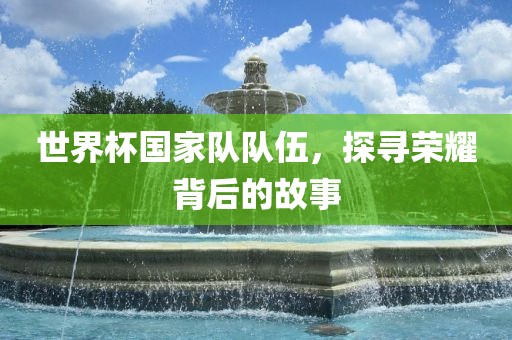 世界杯国家队队伍，探寻荣耀背后的故事