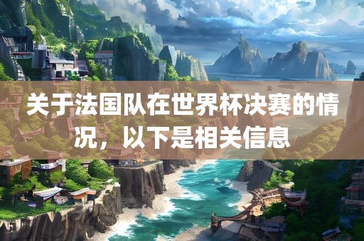 关于法国队在世界杯决赛的情况，以下是相关信息
