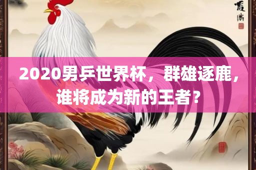 2020男乒世界杯，群雄逐鹿，谁将成为新的王者？