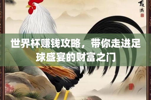世界杯赚钱攻略，带你走进足球盛宴的财富之门