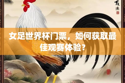 女足世界杯门票，如何获取最佳观赛体验？