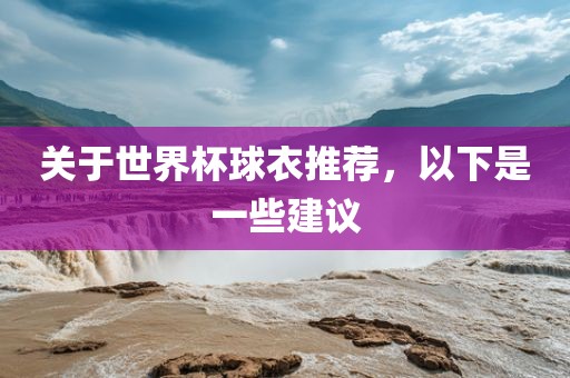 关于世界杯球衣推荐，以下是一些建议