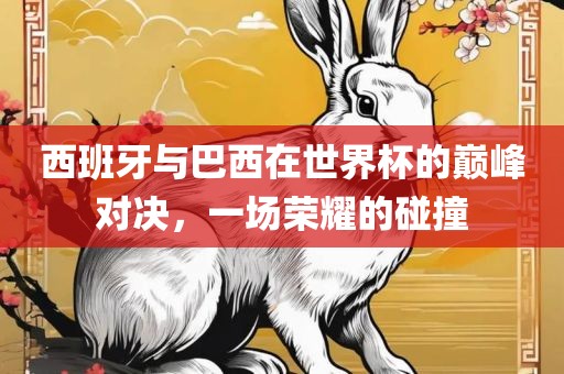 西班牙与巴西在世界杯的巅峰对决，一场荣耀的碰撞