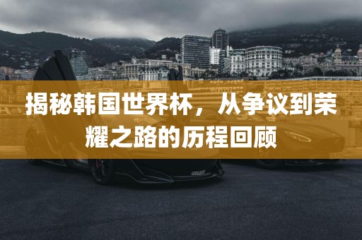揭秘韩国世界杯，从争议到荣耀之路的历程回顾
