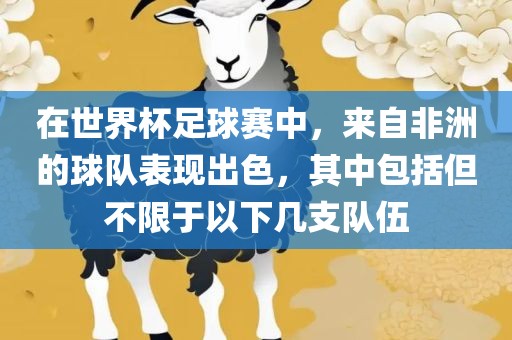 非洲球队表现