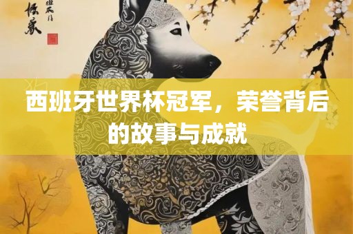 西班牙世界杯冠军，荣誉背后的故事与成就漯河市盈旭机械设备有限公司