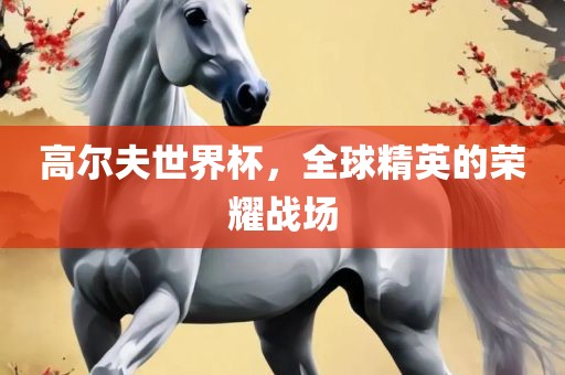 高尔夫世界杯，全球精英的荣耀战场