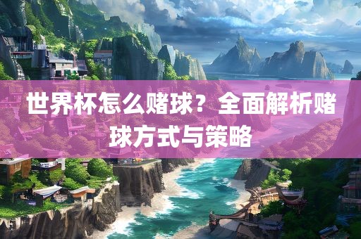 世界杯怎么赌球？全面解析赌球方式与策略