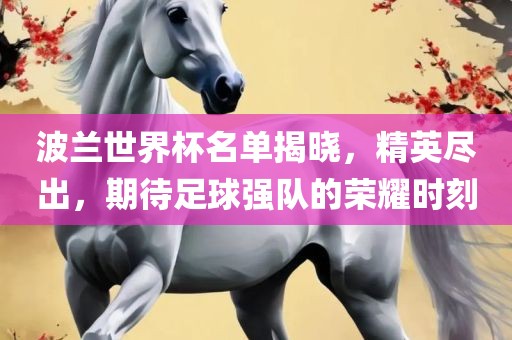 波兰世界杯名单揭晓，精英尽出，期待足球强队的荣耀时刻