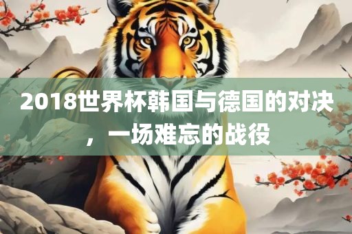 2018世界杯韩国与德国的对决，一场难忘的战役