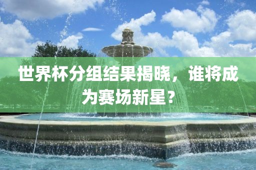 世界杯分组结果揭晓，谁将成为赛场新星？