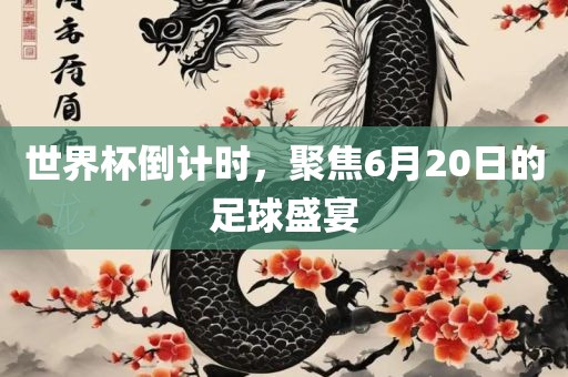 世界杯倒计时，聚焦6月20日的足球盛宴