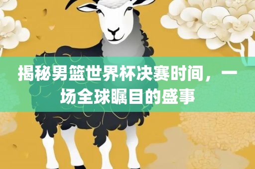 揭秘男篮世界杯决赛时间，一场全球瞩目的盛事漯河市盈旭机械设备有限公司