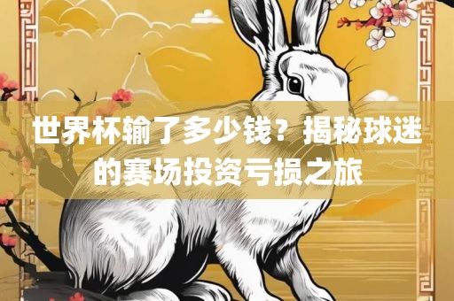 世界杯输了多少钱？揭秘球迷的赛场投资亏损之旅漯河市盈旭机械设备有限公司