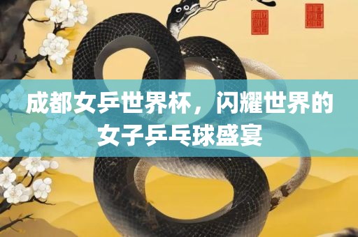 成都女乒世界杯，闪耀世界的女子乒乓球盛宴
