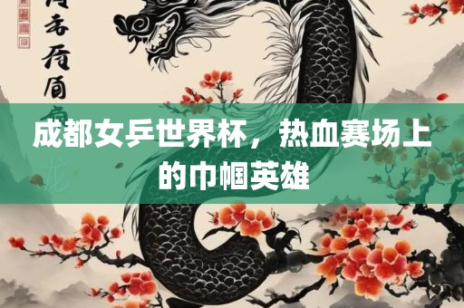 成都女乒世界杯，热血赛场上的巾帼英雄
