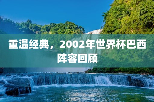 重温经典，2002年世界杯巴西阵容回顾