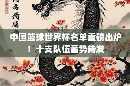 中国篮球世界杯名单重磅出炉！十支队伍蓄势待发