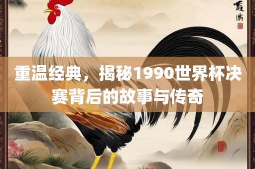 重温经典，揭秘1990世界杯决赛背后的故事与传奇