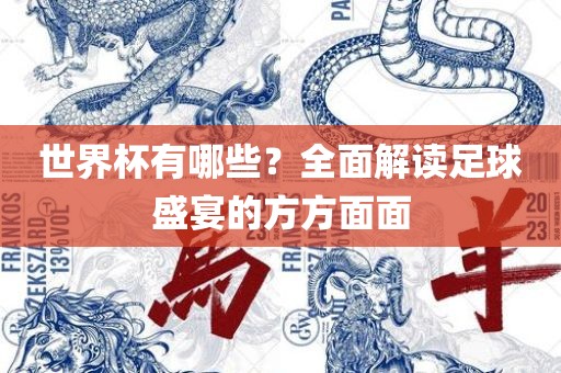 世界杯有哪些？全面解读足球盛宴的方方面面漯河市盈旭机械设备有限公司