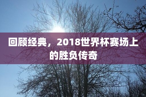 回顾经典，2018世界杯赛场上的胜负传奇