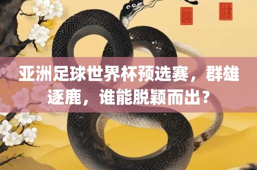 亚洲足球世界杯预选赛，群雄逐鹿，谁能脱颖而出？