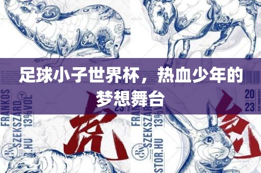 足球小子世界杯，热血少年的梦想舞台