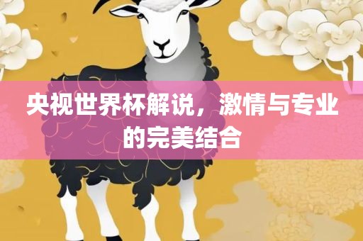 央视世界杯解说，激情与专业的完美结合漯河市盈旭机械设备有限公司