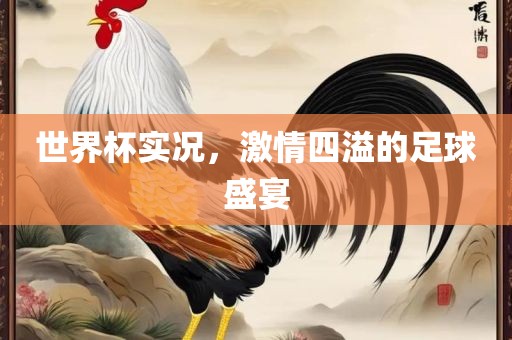 世界杯实况，激情四溢的足球盛宴