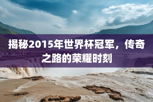 揭秘2015年世界杯冠军，传奇之路的荣耀时刻
