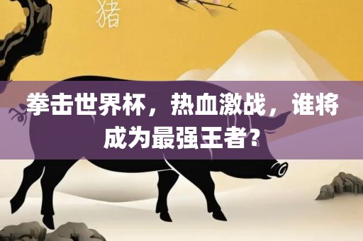 拳击世界杯，热血激战，谁将成为最强王者？