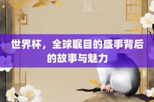 世界杯，全球瞩目的盛事背后的故事与魅力漯河市盈旭机械设备有限公司