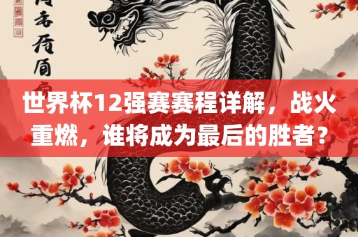 世界杯12强赛赛程详解，战火重燃，谁将成为最后的胜者？