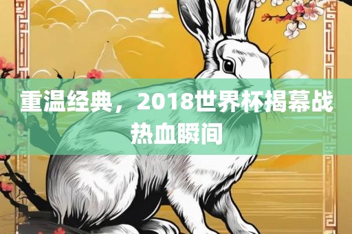 重温经典，2018世界杯揭幕战热血瞬间