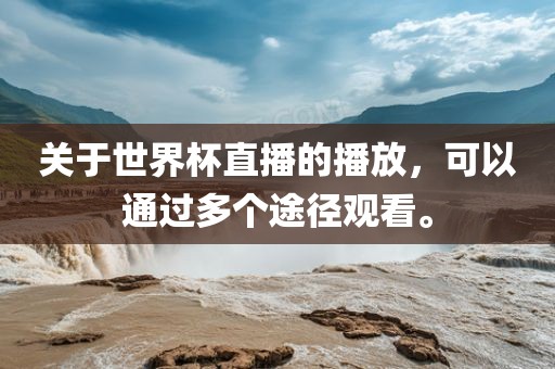 关于世界杯直播的播放，可以通过多个途径观看。