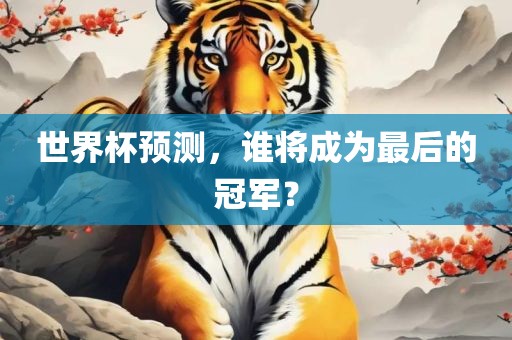 世界杯预测，谁将成为最后的冠军？