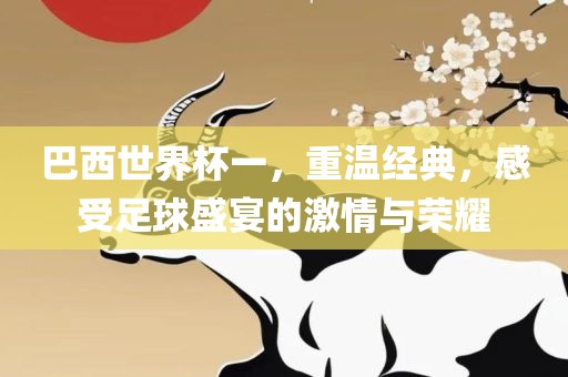 巴西世界杯一，重温经典，感受足球盛宴的激情与荣耀