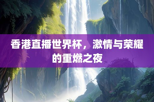香港直播世界杯，激情与荣耀的重燃之夜漯河市盈旭机械设备有限公司